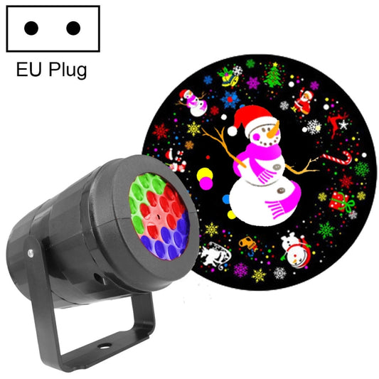 4W LED Snowflake Christmas Decoration Projector Light with 16 Patterns, Spec: EU Plug - Decoration Lamps by PMC Jewellery | Online Shopping South Africa | PMC Jewellery