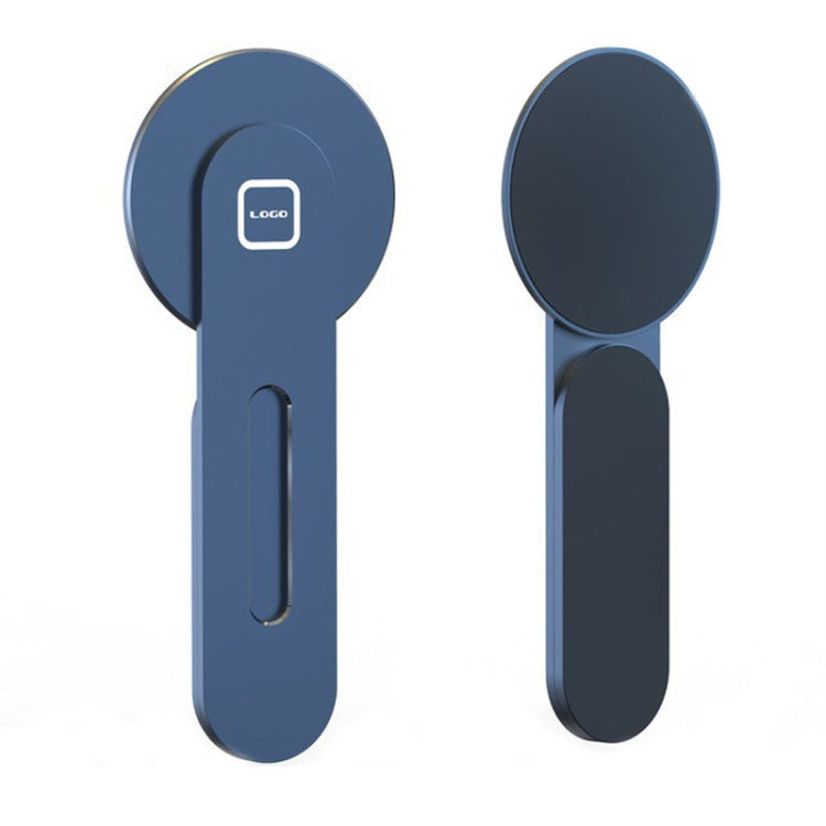 Laptop Phone Expansion Bracket Aluminum Magnetic Phone Stand(Blue) - Laptop Stand by PMC Jewellery | Online Shopping South Africa | PMC Jewellery | Buy Now Pay Later Mobicred