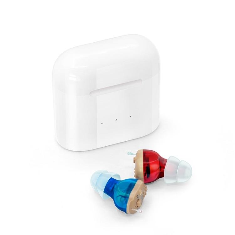GM-915 Type-C Port CIC Hearing Aids Rechargeable Invisible Sound Amplifier(Red Blue) - free shipping - PMC TechLife - Order now!