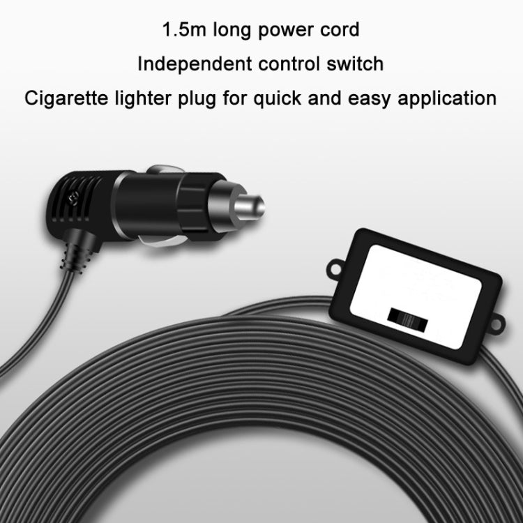Car Powerful Fixing Clip Cooling High Wind Power Electric Fan, Specification: 8 inch Metal 12V - Heating & Fans by PMC TechLife | Online Shopping South Africa | PMC TechLife | Buy Now Pay Later Mobicred