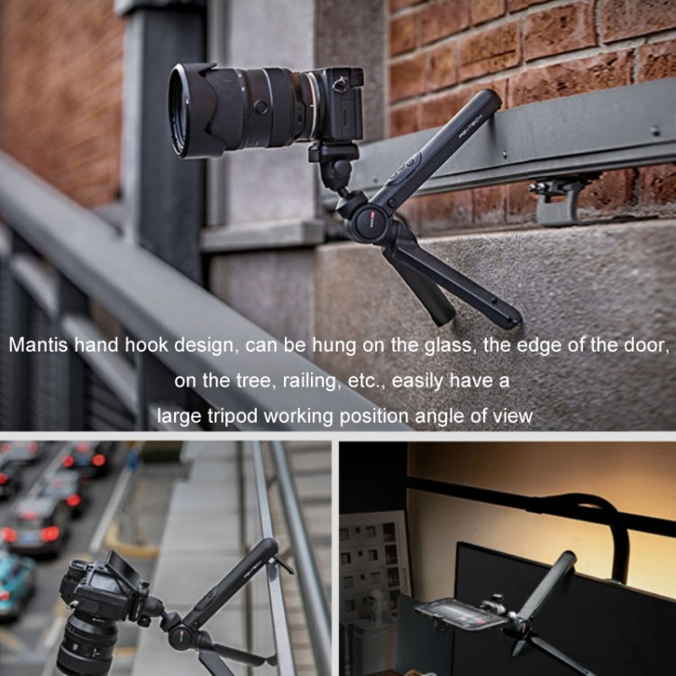 PGYTECH Camera Mobile Phone Desktop Pan Tilt Handheld Tripod, Specification: Black - free shipping - PMC TechLife - Order now!