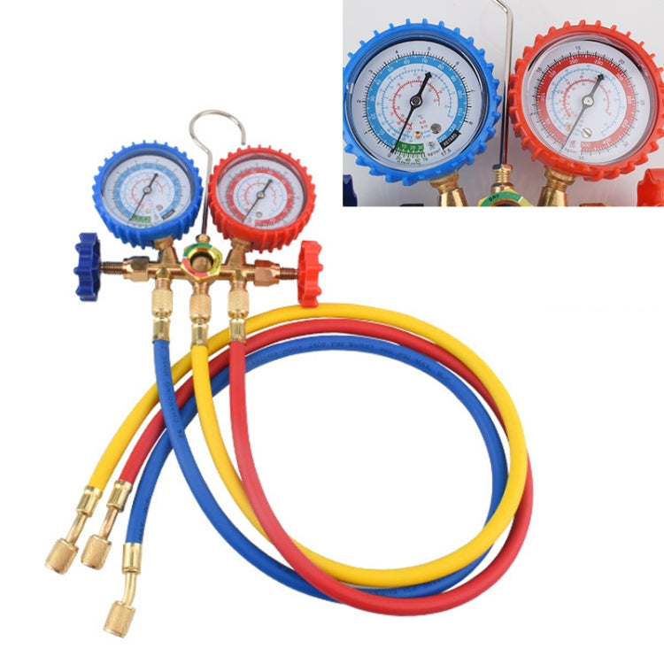Car Air Conditioning Refrigeration Fluoridation Double Meter Valve(B) - free shipping - PMC TechLife - Order now!