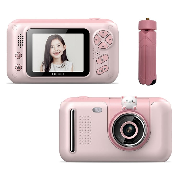 2.4 Inch Children HD Reversible Photo SLR Camera, Color: Pink With Bracket - Children Cameras by PMC Jewellery | Online Shopping South Africa | PMC Jewellery | Buy Now Pay Later Mobicred