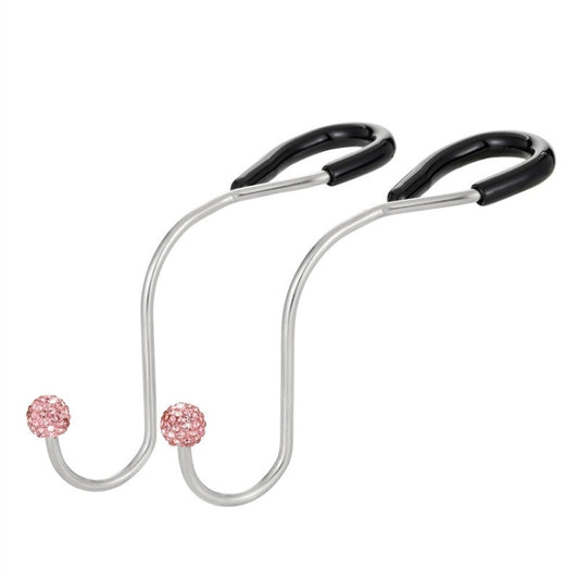 Multifunctional Car Seat Hooks With Diamond Inlay(Pink) - Auto Fastener & Clips by PMC Jewellery | Online Shopping South Africa | PMC Jewellery | Buy Now Pay Later Mobicred