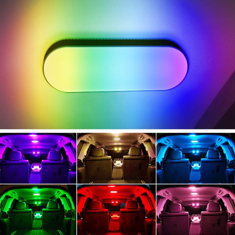 Car Strong Magnetic Dome Light USB Rechargeable Lighting LED Light, Color: Atmosphere Light - Door Lights by PMC Jewellery | Online Shopping South Africa | PMC Jewellery | Buy Now Pay Later Mobicred