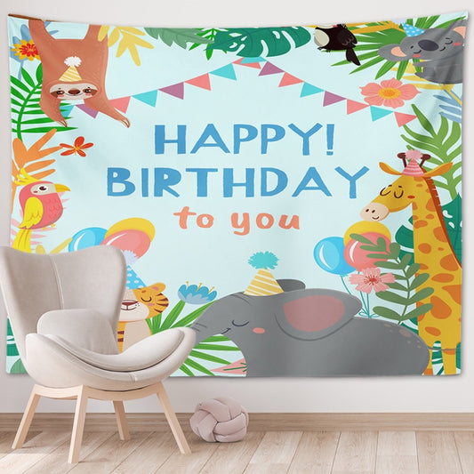 Happy Birthday Photo Backdrop Party Decoration Tapestry, Size: 200x150cm(GT56-3) - Cartoon by PMC Jewellery | Online Shopping South Africa | PMC Jewellery | Buy Now Pay Later Mobicred