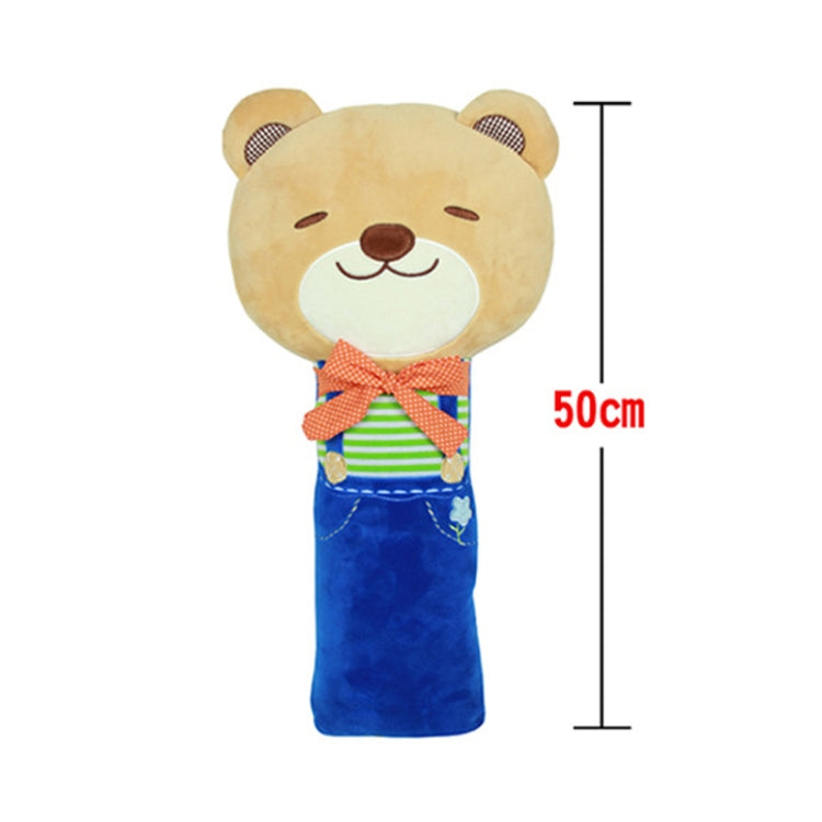 50cm Children Car Belt Cartoon Shoulder Protector Pillow(Chocolate Bar) - Seat Belts & Padding by PMC Jewellery | Online Shopping South Africa | PMC Jewellery | Buy Now Pay Later Mobicred