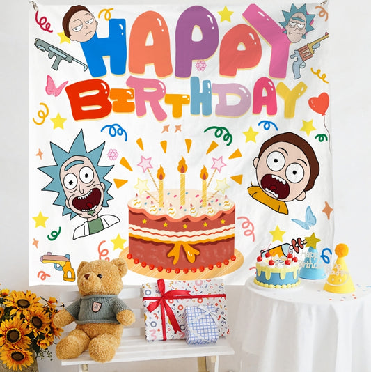 Birthday Layout Hanging Cloth Children Photo Wall Cloth, Size: 150x180cm Velvet(9) - Cartoon by PMC Jewellery | Online Shopping South Africa | PMC Jewellery | Buy Now Pay Later Mobicred