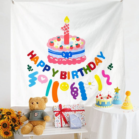 Birthday Layout Hanging Cloth Children Photo Wall Cloth, Size: 150x180cm Velvet(11) - Cartoon by PMC Jewellery | Online Shopping South Africa | PMC Jewellery | Buy Now Pay Later Mobicred