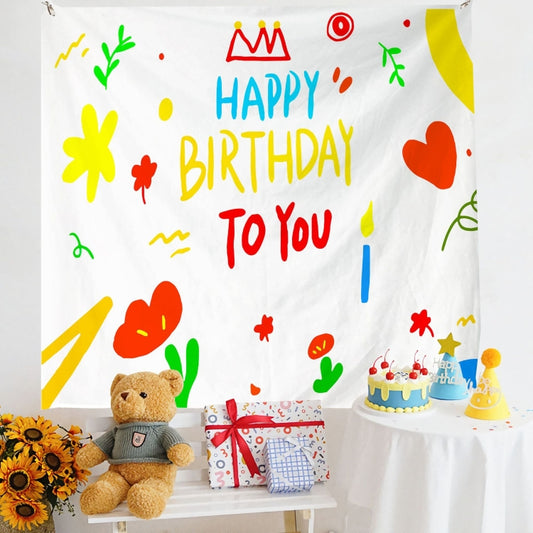 Birthday Layout Hanging Cloth Children Photo Wall Cloth, Size: 150x180cm Velvet(29) - Cartoon by PMC Jewellery | Online Shopping South Africa | PMC Jewellery | Buy Now Pay Later Mobicred