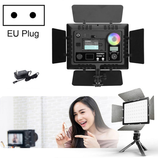 YONGNUO YN300IV Four Generations RGB Full Color Photography Lamp Double Color LED Fill Light, Style: EU Plug Power Adapter -  by YONGNUO | Online Shopping South Africa | PMC Jewellery | Buy Now Pay Later Mobicred