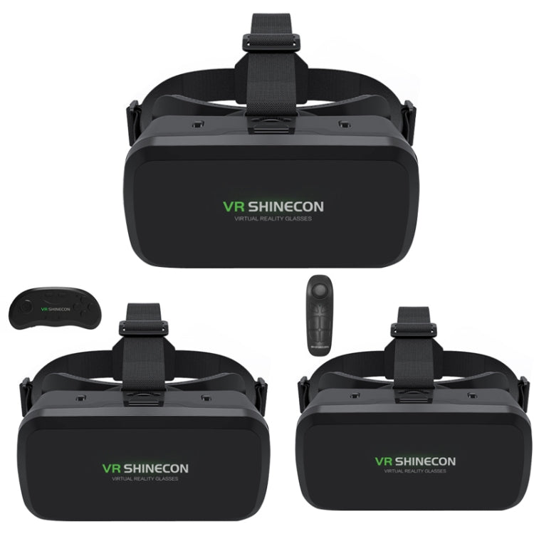 VR SHINECON G06A+B01 Handle Mobile Phone VR Glasses 3D Virtual Reality Head Wearing Gaming Digital Glasses - VR Headset by VR SHINECON | Online Shopping South Africa | PMC Jewellery