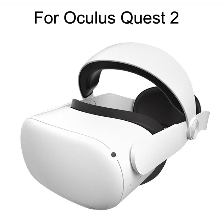 For Oculus Quest 2 VR SHINECON OS01 Adjustable All -In -One Head Strap VR Accessories(White) - VR Accessories by PMC Jewellery | Online Shopping South Africa | PMC Jewellery