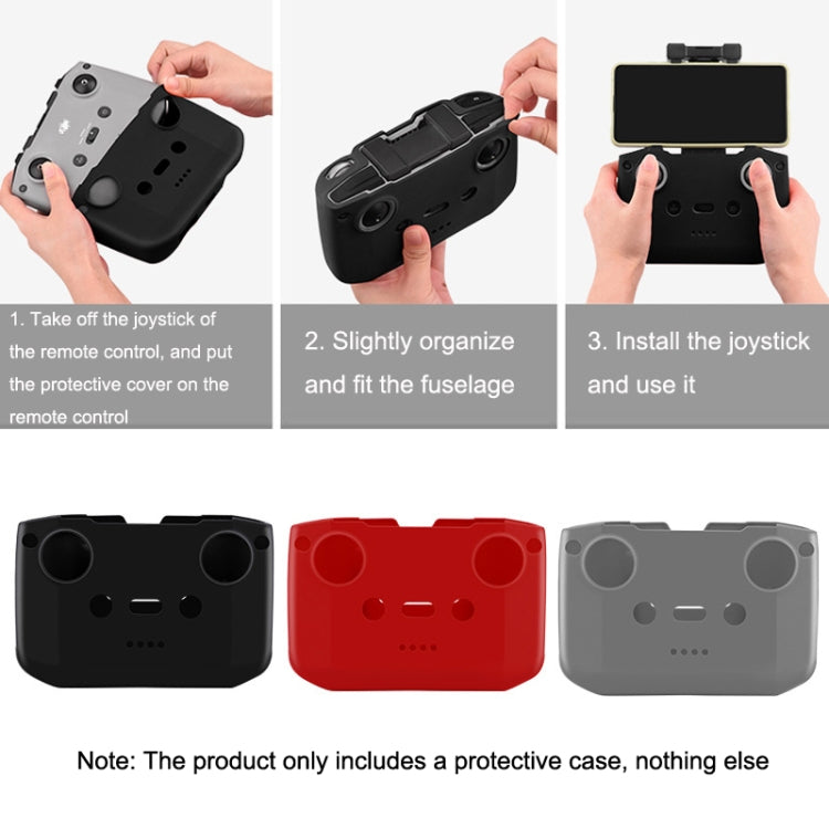 BRDRC DJI-7559 For DJI Mavic 3 / Mini 3 / 3 Pro Remote Control Silicone Protective Cover(Gray) - free shipping - PMC TechLife - Order now!