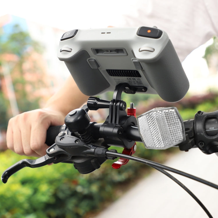 For Mini 3 Pro Sunnylife MM3-ZJ400 Remote Control Shooting Camera Bicycle Clip(Black) - Holder Series by Sunnylife | Online Shopping South Africa | PMC Jewellery | Buy Now Pay Later Mobicred