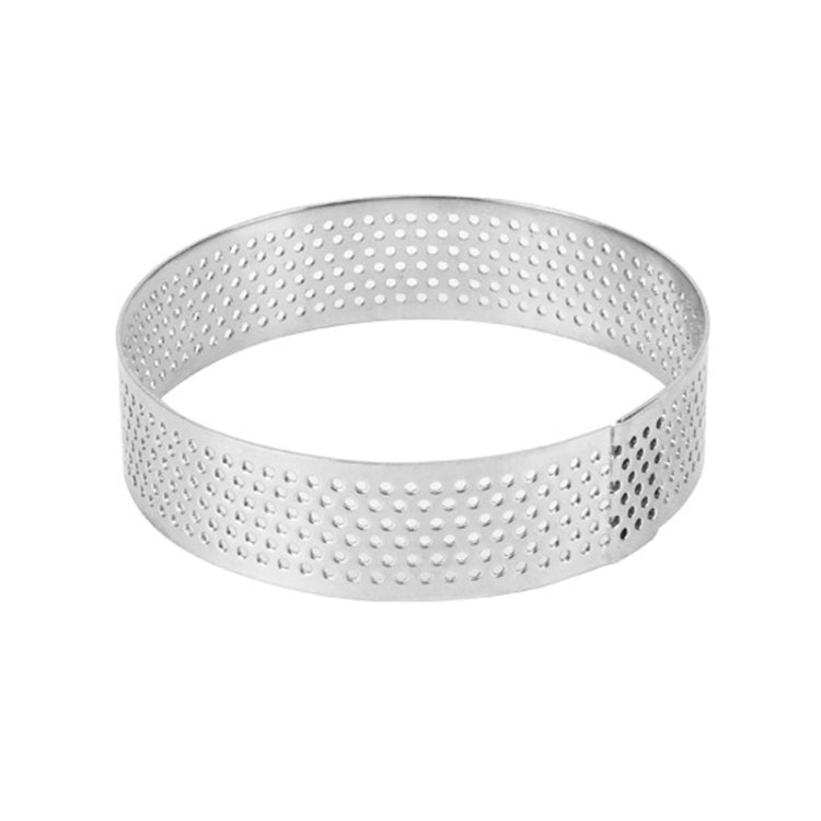 BN1006 Stainless Steel Mousse Circle Thickened Perforated Cake Mold DIY Baking Tools, Specification: Round 2.7 inches - Food Molds by PMC TechLife | Online Shopping South Africa | PMC TechLife
