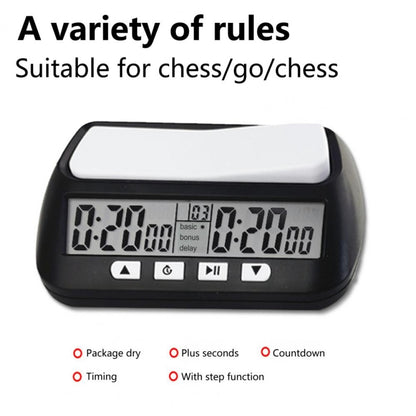 YS YS-902 Chess Timer Chess Clock for Go Tournament(Yellow English Version) - Alarm Clocks by YS | Online Shopping South Africa | PMC Jewellery