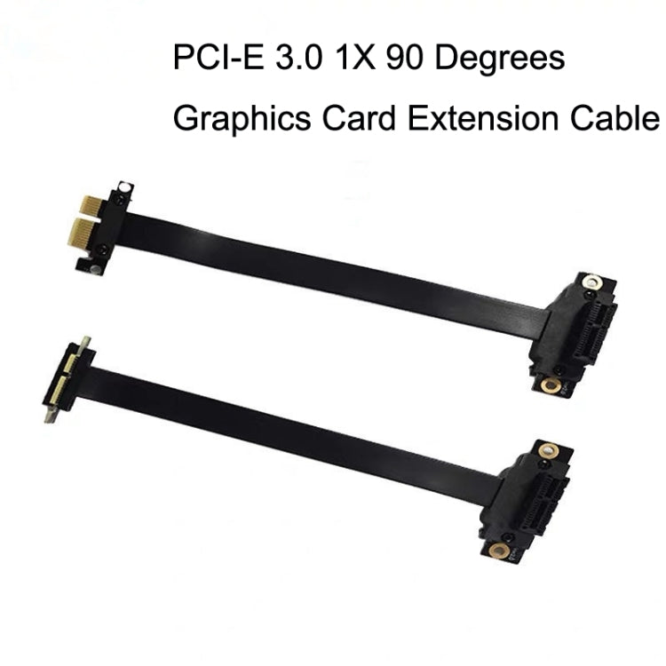 PCI-E 3.0 1X 90 Degrees Graphics Card / Wireless Network Card Extension Cable, Cable Length: 5cm - PCIE Cable by PMC Jewellery | Online Shopping South Africa | PMC Jewellery