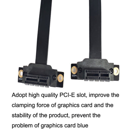 PCI-E 3.0 1X 90 Degrees Graphics Card / Wireless Network Card Extension Cable, Cable Length: 10cm - PCIE Cable by PMC Jewellery | Online Shopping South Africa | PMC Jewellery