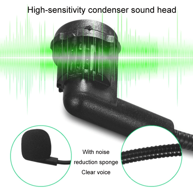 One For Two UHF Wireless Headset Microphone Lavalier Headset Amplifier - Microphone by PMC TechLife | Online Shopping South Africa | PMC TechLife