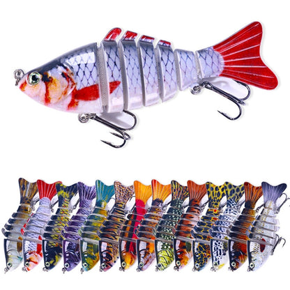 HENGJIA JM062 7 Section Fish Fake Lures VIB Minnow Fishing Lures, Size: 10cm 15g(12) - Fishing Lures by HENGJIA | Online Shopping South Africa | PMC Jewellery