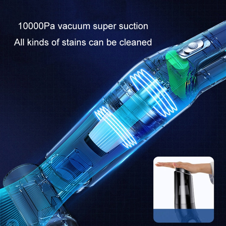 Car Wireless Charging High Power Handheld Vacuum Cleaner Black Upgrade - Vacuum Cleaner by PMC TechLife | Online Shopping South Africa | PMC TechLife | Buy Now Pay Later Mobicred
