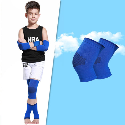 N1033 Child Football Equipment Basketball Sports Protectors, Color: Blue Knee Pads(S) - Sports Safety by PMC Jewellery | Online Shopping South Africa | PMC Jewellery | Buy Now Pay Later Mobicred