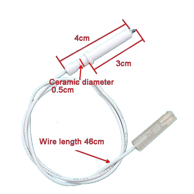 460mm line Range Stove Spare Parts Ceramic Igniter - Replacement Accessories by PMC TechLife | Online Shopping South Africa | PMC TechLife