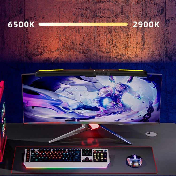 Laptop Curved Screen Hanging Lamp Computer Desk Light With RGB Backlight - Desk Lamps by PMc TechLife | Online Shopping South Africa | PMc TechLife | Buy Now Pay Later Mobicred