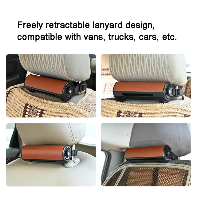 CF01 USB Interface Car Seat Fan Adjustable Wind Speed Desktop Small Fan(Red) - Heating & Fans by PMC TechLife | Online Shopping South Africa | PMC TechLife | Buy Now Pay Later Mobicred