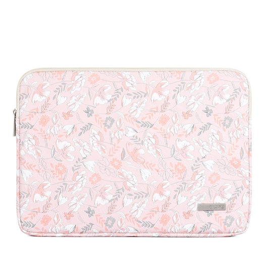 G4-01 13 Inch Laptop Liner Bag PU Leather Printing Waterproof Protective Cover(Light Pink) - 13.3 inch by PMC Jewellery | Online Shopping South Africa | PMC Jewellery | Buy Now Pay Later Mobicred