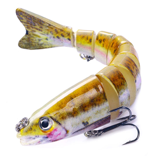 HENGJIA JM064 Multi-section Fish Minnow Bionic Fake Lures Sea Fishing Sinking Lures, Size: 12.8cm 18g(8) - Fishing Lures by HENGJIA | Online Shopping South Africa | PMC Jewellery | Buy Now Pay Later Mobicred