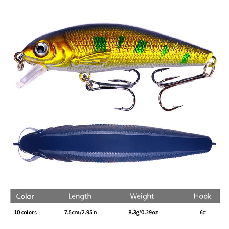 HENGJIA MI158 Floating Mino Bionic Lures, Color: 3 - Fishing Lures by HENGJIA | Online Shopping South Africa | PMC TechLife | Buy Now Pay Later Mobicred