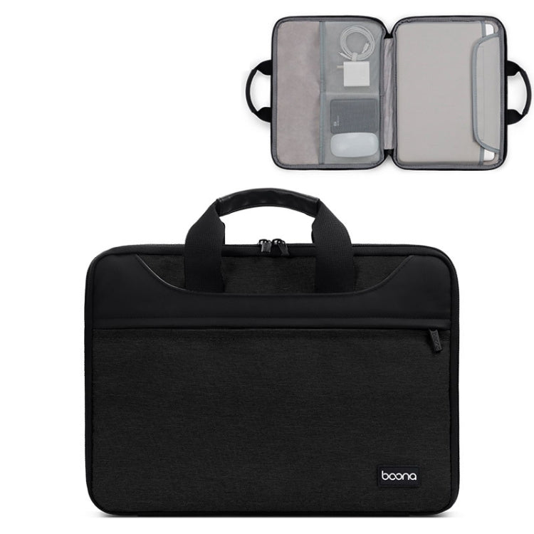 Baona BN-I003 Oxford Cloth Full Open Portable Waterproof Laptop Bag, Size: 13/13.3 inches(Black) - 13.3 inch by Baona | Online Shopping South Africa | PMC Jewellery | Buy Now Pay Later Mobicred