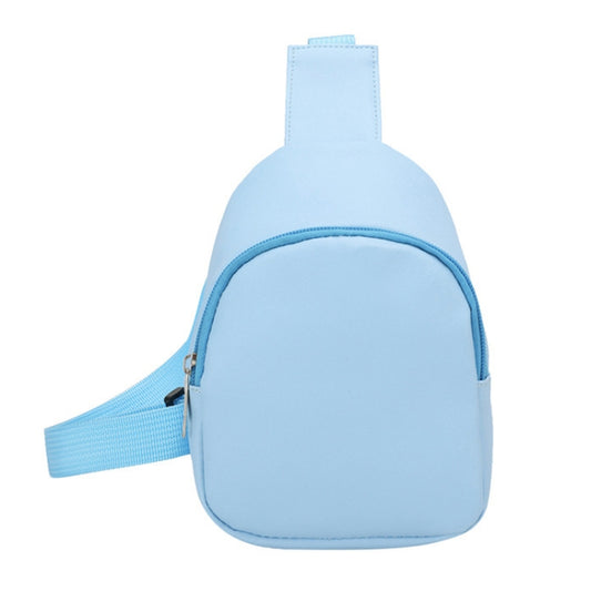 Children Casual Messenger Bag Single-shoulder Coin Chest Bag(Blue) - Kids Bags by PMC Jewellery | Online Shopping South Africa | PMC Jewellery | Buy Now Pay Later Mobicred