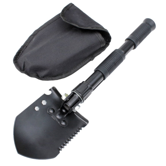 Multifunctional Thickened Double Grip Shovel Outdoor Camping Folding Shovel(Black) - Emergency Tools by PMC Jewellery | Online Shopping South Africa | PMC Jewellery