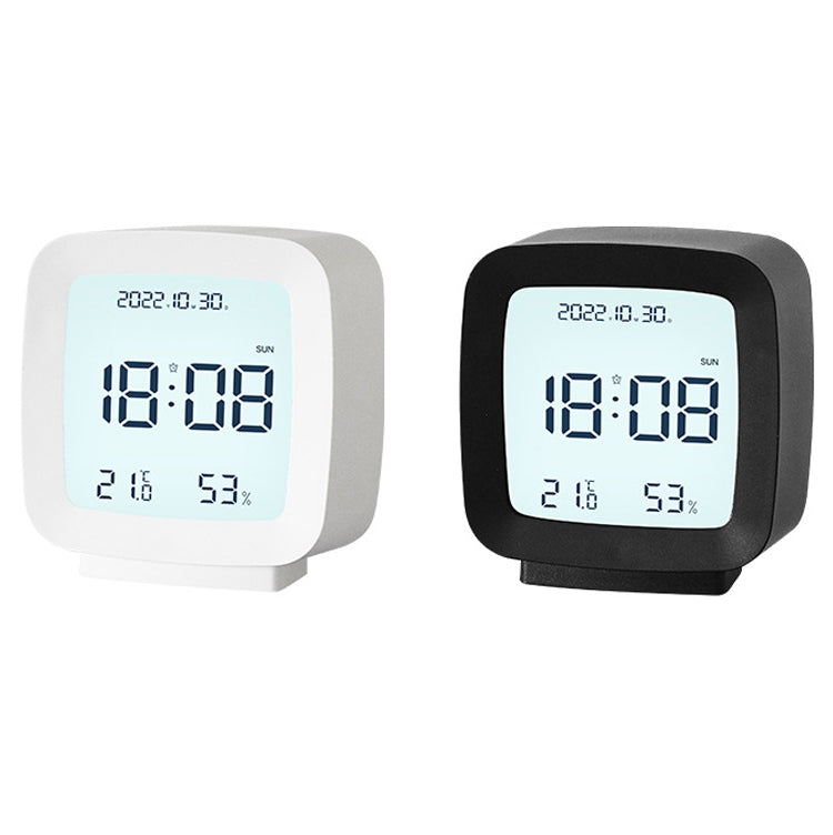 2286 Mini Multifunctional Calendar Alarm Clock Bedside Temperature and Humidity Clock(Black) - Alarm Clocks by PMc TechLife | Online Shopping South Africa | PMc TechLife | Buy Now Pay Later Mobicred