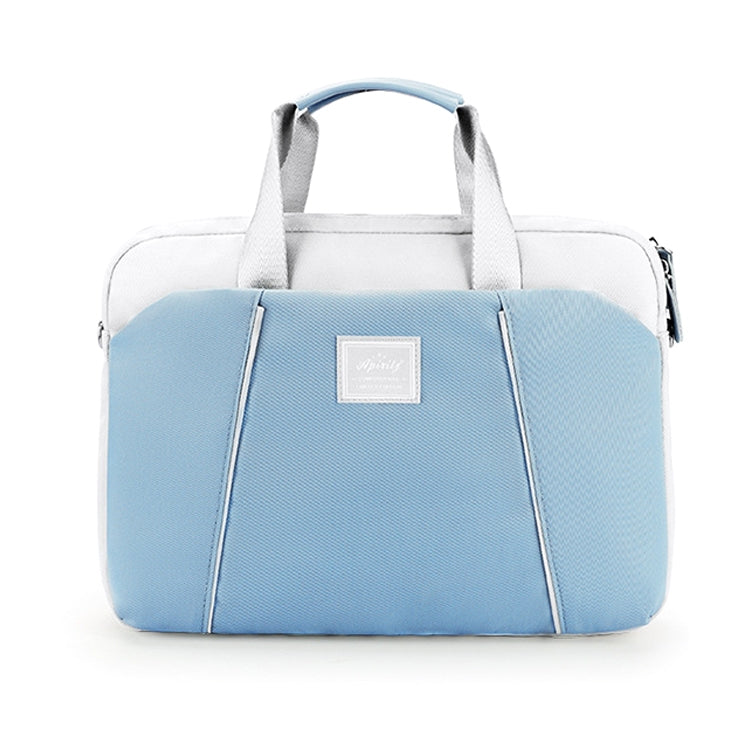 13.3-14 inch Computer Handheld Messenger Bag For Apple MacBook / Huawei / Xiaomi / Basne(Landscape tattoo light blue) - 13.3 inch by PMC Jewellery | Online Shopping South Africa | PMC Jewellery | Buy Now Pay Later Mobicred