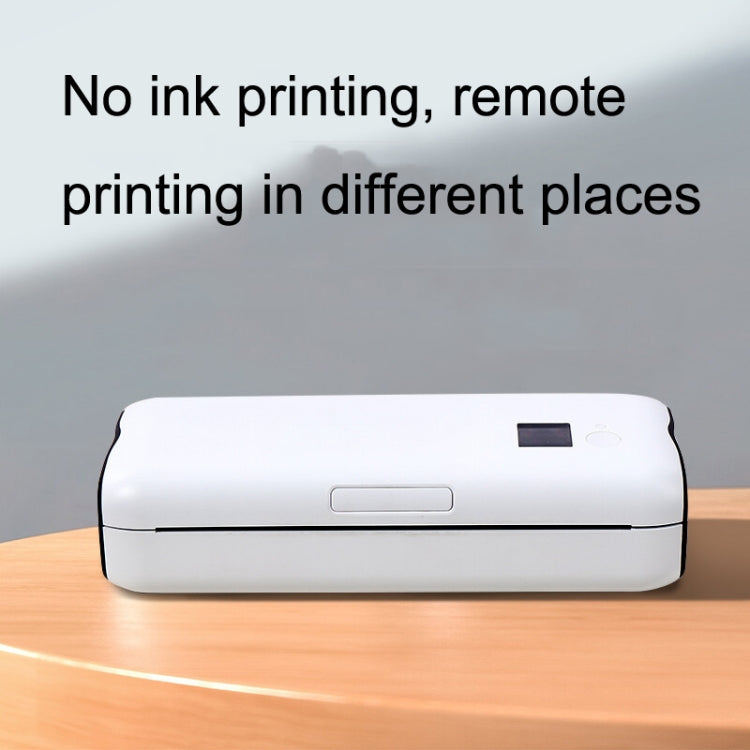 Home Small Phone Office Wireless Wrong Question Paper Student Portable Thermal Printer, Style: Bluetooth Edition+100pcs A4 Paper - Printer by PMC TechLife | Online Shopping South Africa | PMC TechLife | Buy Now Pay Later Mobicred