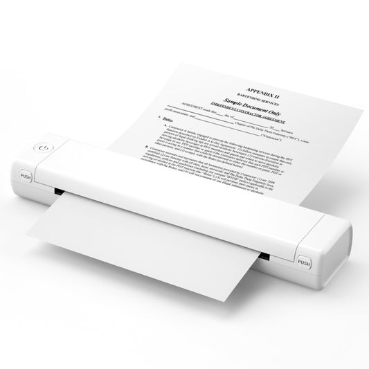 M08F Bluetooth Wireless Handheld Portable Thermal Printer(White Letter Version) - Printer by PMC Jewellery | Online Shopping South Africa | PMC Jewellery | Buy Now Pay Later Mobicred