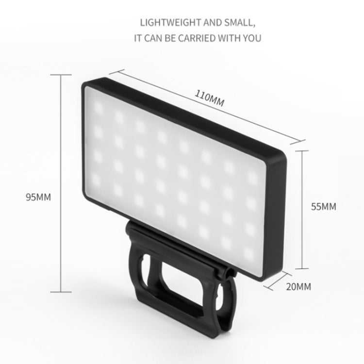 Outdoor Live Photography Multi-angle Brightness Adjustment Mobile Phone Fill Light, Specification: RGB Color - Selfie Light by PMC TechLife | Online Shopping South Africa | PMC TechLife | Buy Now Pay Later Mobicred