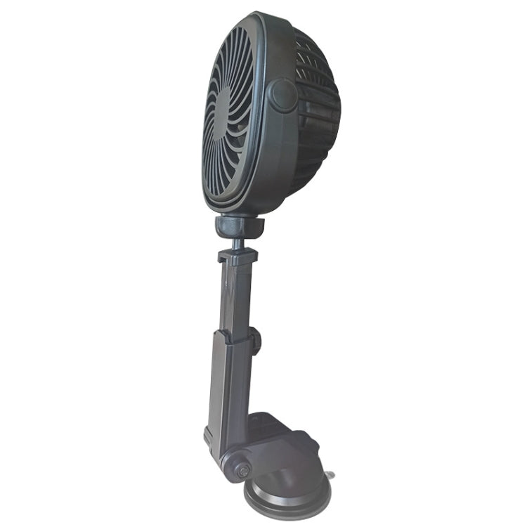 Car Suction Cup Fan Desktop Dormitory Office Kitchen Fan(Black) - Heating & Fans by PMC TechLife | Online Shopping South Africa | PMC TechLife | Buy Now Pay Later Mobicred