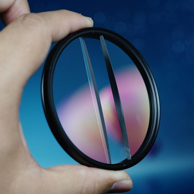 55mm Photography Foreground Blur Filter Double Half Moon SLR Accessories - Other Filter by PMC TechLife | Online Shopping South Africa | PMC TechLife | Buy Now Pay Later Mobicred