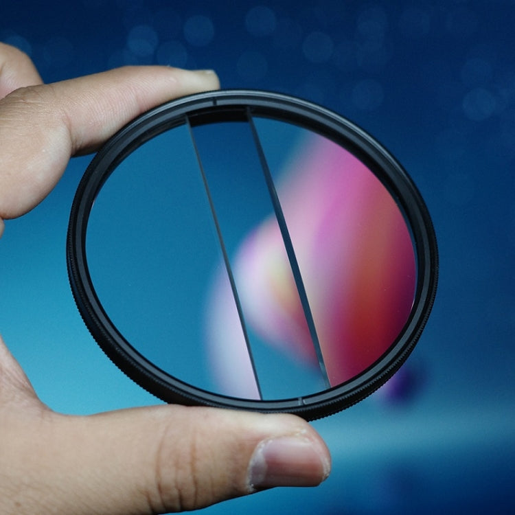 55mm Photography Foreground Blur Filter Double Half Moon SLR Accessories - Other Filter by PMC TechLife | Online Shopping South Africa | PMC TechLife | Buy Now Pay Later Mobicred