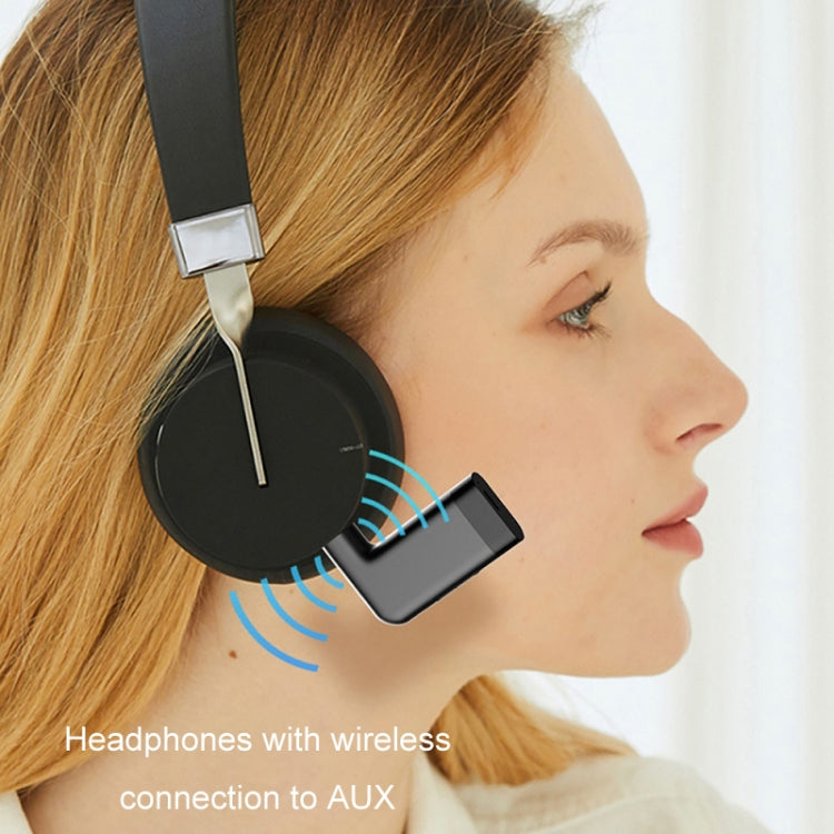 S-18 Car Mini AUX Audio Adapter Wireless Bluetooth 5.0 Receiver - Bluetooth Car Kits by PMC TechLife | Online Shopping South Africa | PMC TechLife | Buy Now Pay Later Mobicred