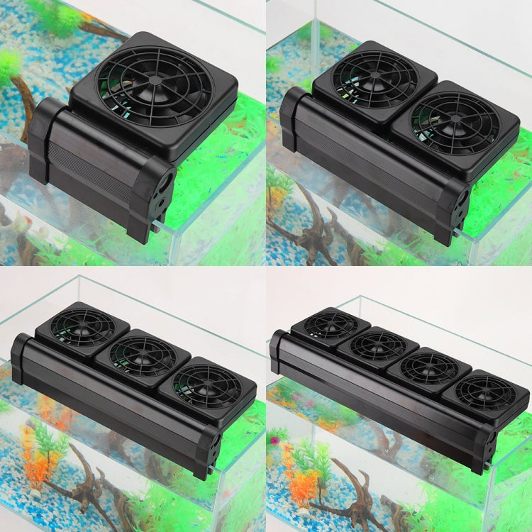 Fish Tank Cooling Fan Cooling Silent Aquarium Fan, Specification: 2 Head US Plug - Fish Tanks & Accessories by PMC TechLife | Online Shopping South Africa | PMC TechLife | Buy Now Pay Later Mobicred