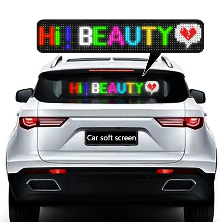 788x90mm Vehicle Rear Window Color Flexible LED Electronic Screen - Car Monitor by PMC TechLife | Online Shopping South Africa | PMC TechLife | Buy Now Pay Later Mobicred