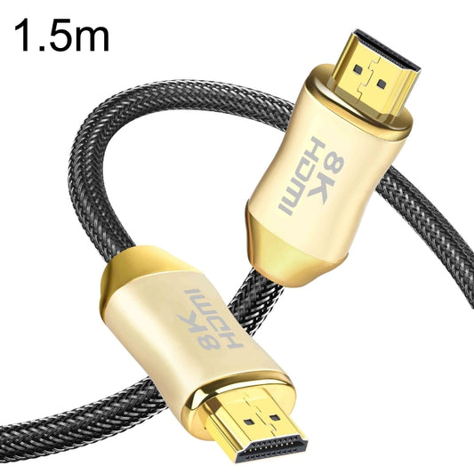 CO-HD801 1.5m HDMI 2.1 Version 8K 60Hz For PS4 Cable Projector Notebook Set-Top Box Cable(Gold) - Cable by PMC Jewellery | Online Shopping South Africa | PMC Jewellery | Buy Now Pay Later Mobicred