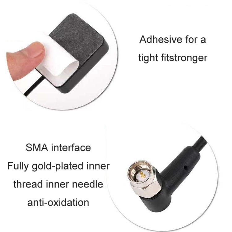 2pcs Vehicle Active External Navigation High Gain Satellite Positioning GPS Antenna - GPS Accessories by PMC TechLife | Online Shopping South Africa | PMC TechLife | Buy Now Pay Later Mobicred