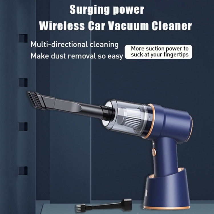 Small Wireless Charging Car Vacuum Cleaner Handheld High Power Vacuum Cleaner, Sort by color: 117CD-White - Vacuum Cleaner by PMC TechLife | Online Shopping South Africa | PMC TechLife | Buy Now Pay Later Mobicred